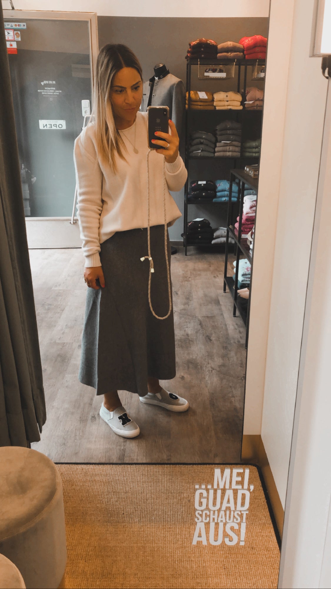 FASHION STRICK ROCK A - LINIE NAVY - JAN&INA Trachten