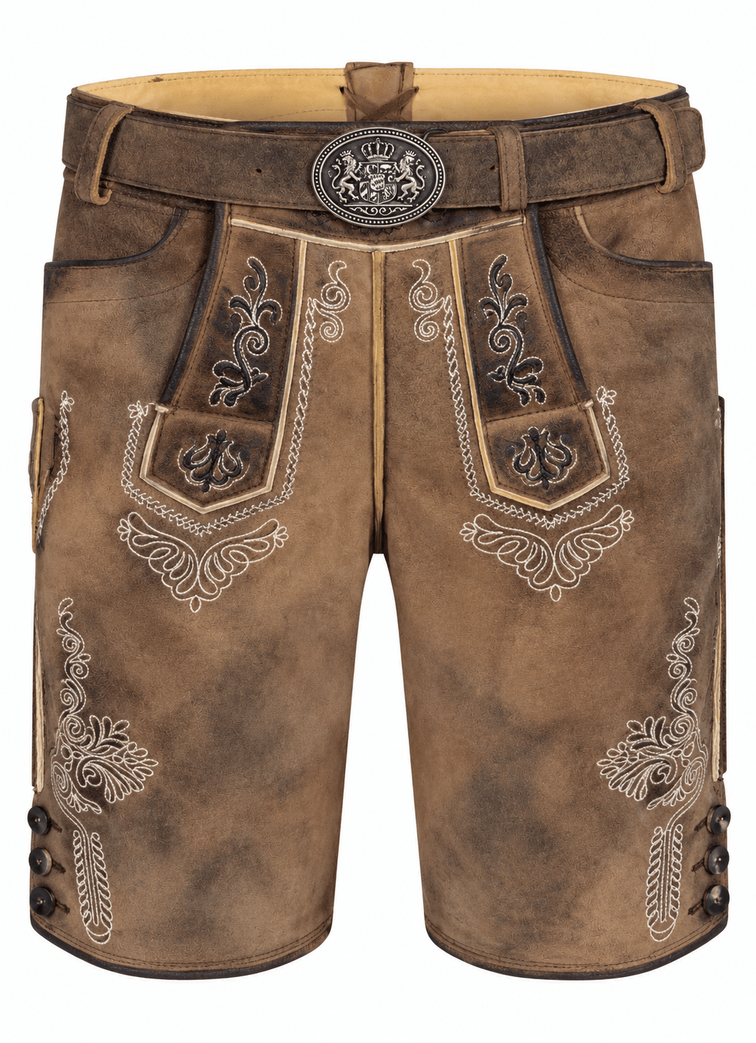 LEDERHOSE HALODRI URIG BRAUN MATT - JAN&INA Trachten