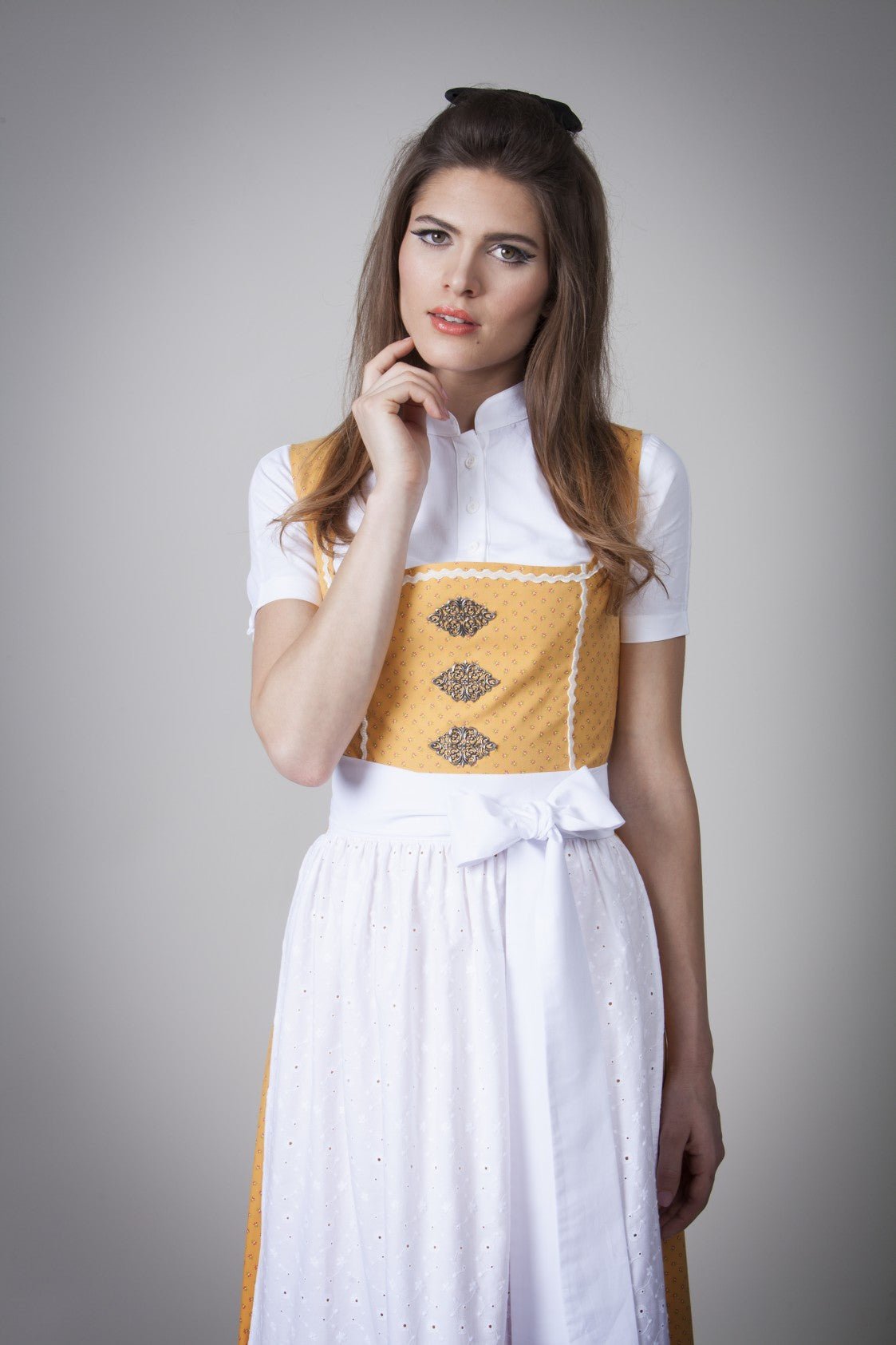 BW DIRNDL VINTAGE FLOWERS OCKER - JAN&INA Trachten
