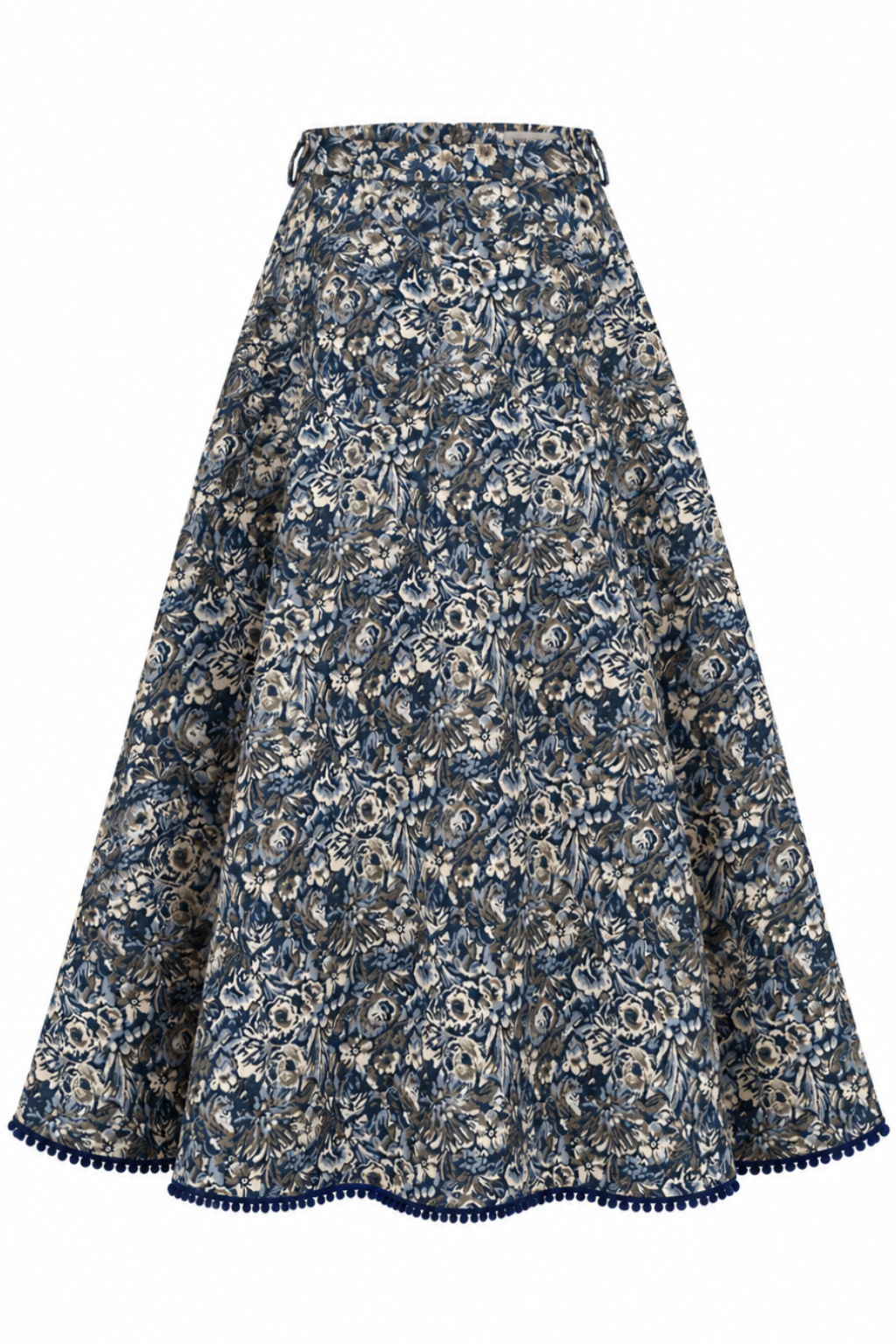 TRACHTENROCK GOBELIN FLOWERS BLEU/ NAVY - JAN&INA Trachten