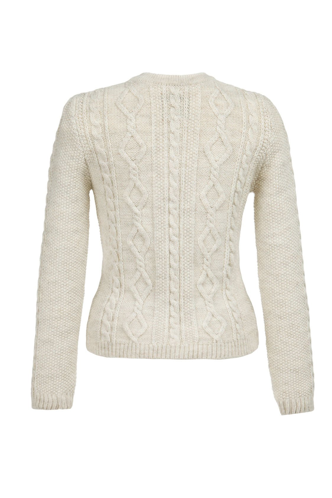 STRICKJACKE VINTAGE MIT ZOPF BEIGE - JAN&INA Trachten