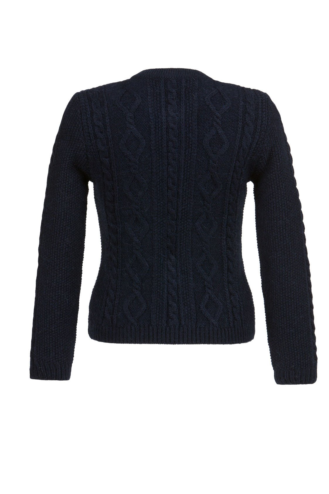 STRICKJACKE VINTAGE MIT ZOPF NAVY - JAN&INA Trachten