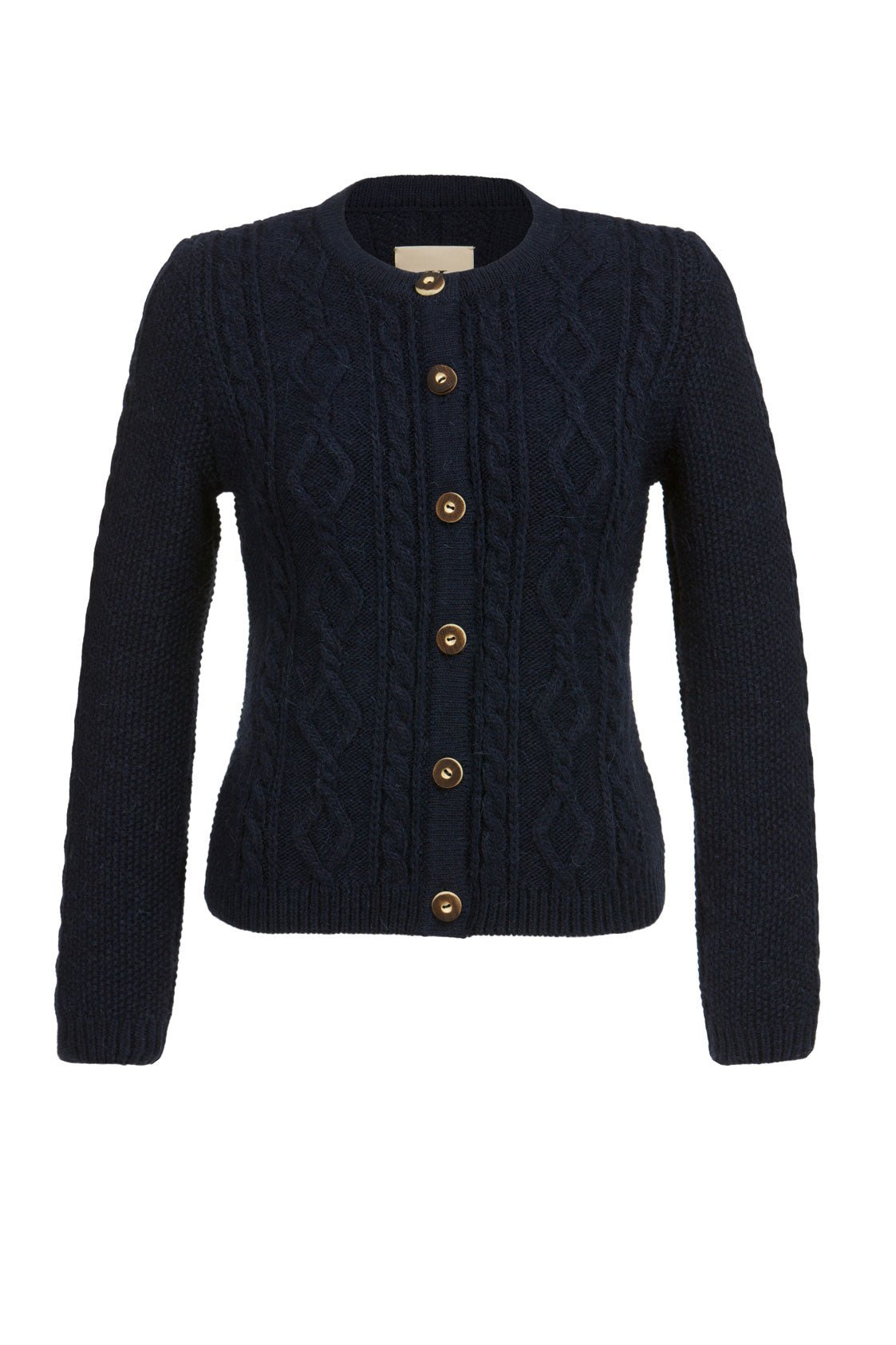 STRICKJACKE VINTAGE MIT ZOPF NAVY - JAN&INA Trachten
