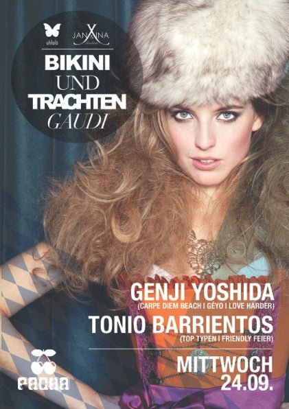 Bikini und Trachten Gaudi im PACHA - JAN&INA Trachten