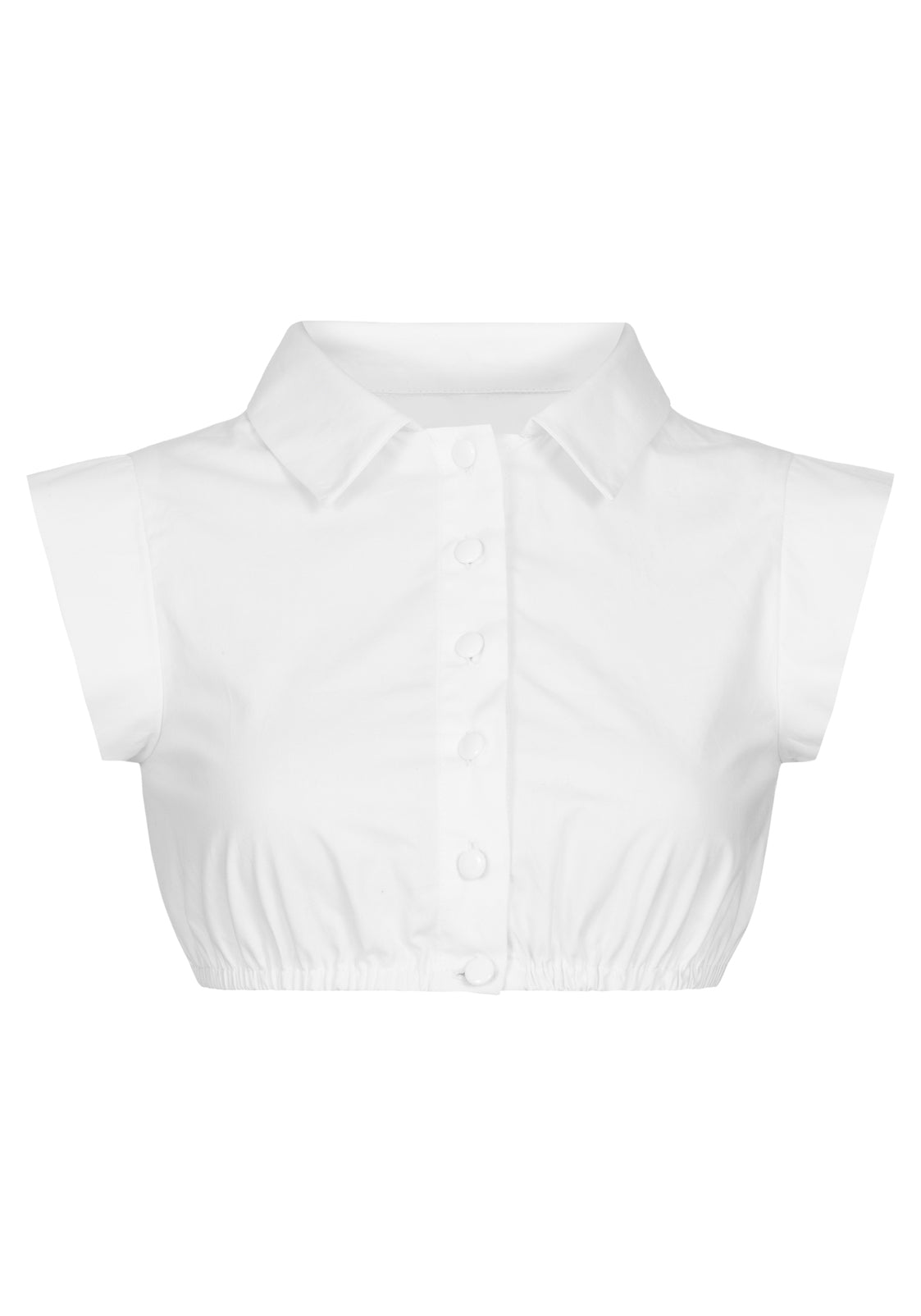 DIRNDLBLUSE CLASSY POPELINE WEISS - JAN&INA Trachten