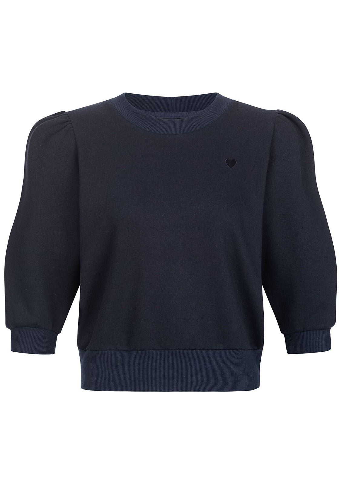 HEART SWEATER NAVY - JAN&INA Trachten