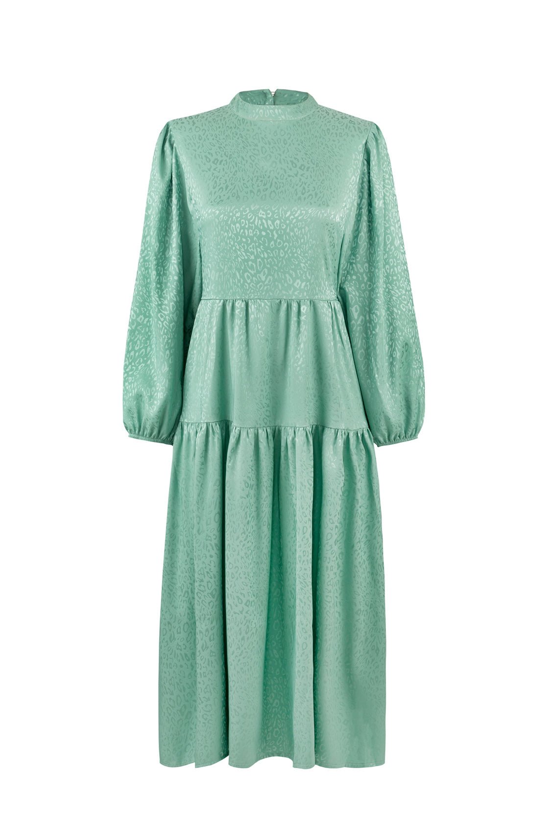 VOLANT MIDI KLEID LEO ONESIZE MINT - JAN&INA Trachten