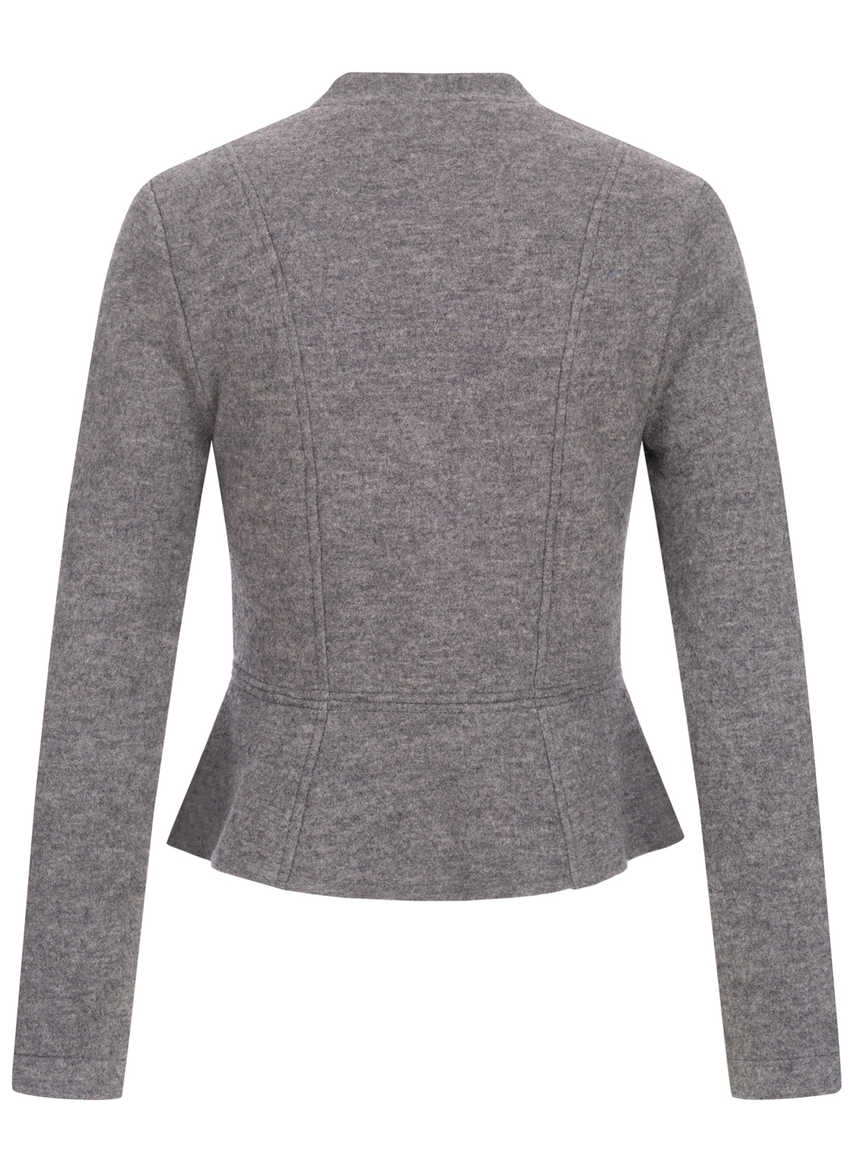 STEHKRAGEN BLAZER VINTAGE WALKLODEN GRAU MELANGE - JAN&INA Trachten