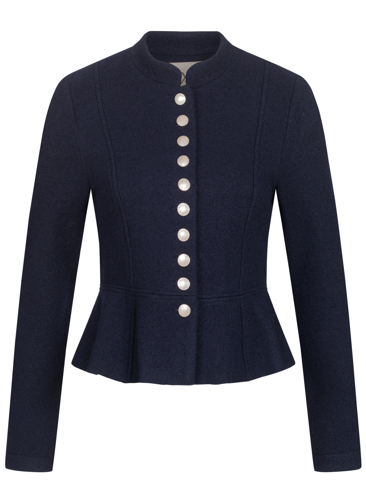 STEHKRAGEN BLAZER VINTAGE WALKLODEN NAVY - JAN&INA Trachten