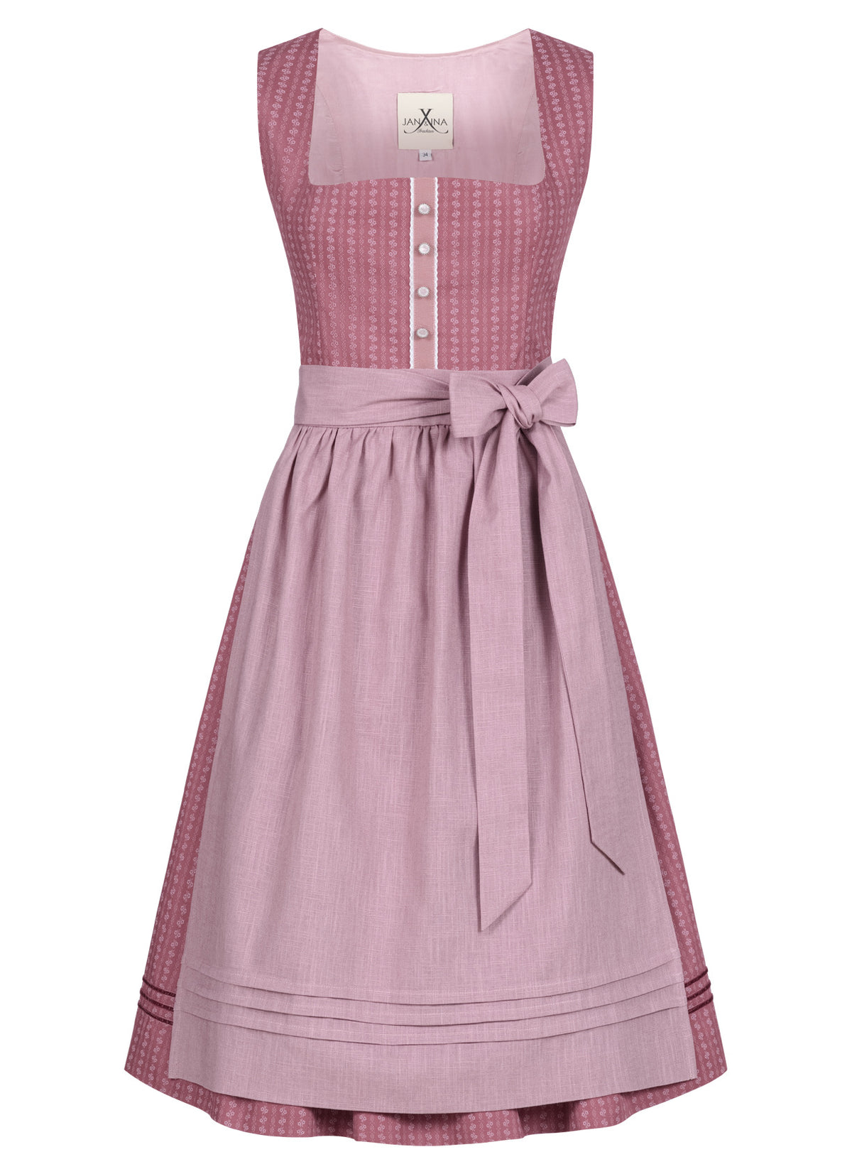 BW DIRNDL VINTAGE STRIPED FLOWER ROSENHOLZ - JAN&INA Trachten