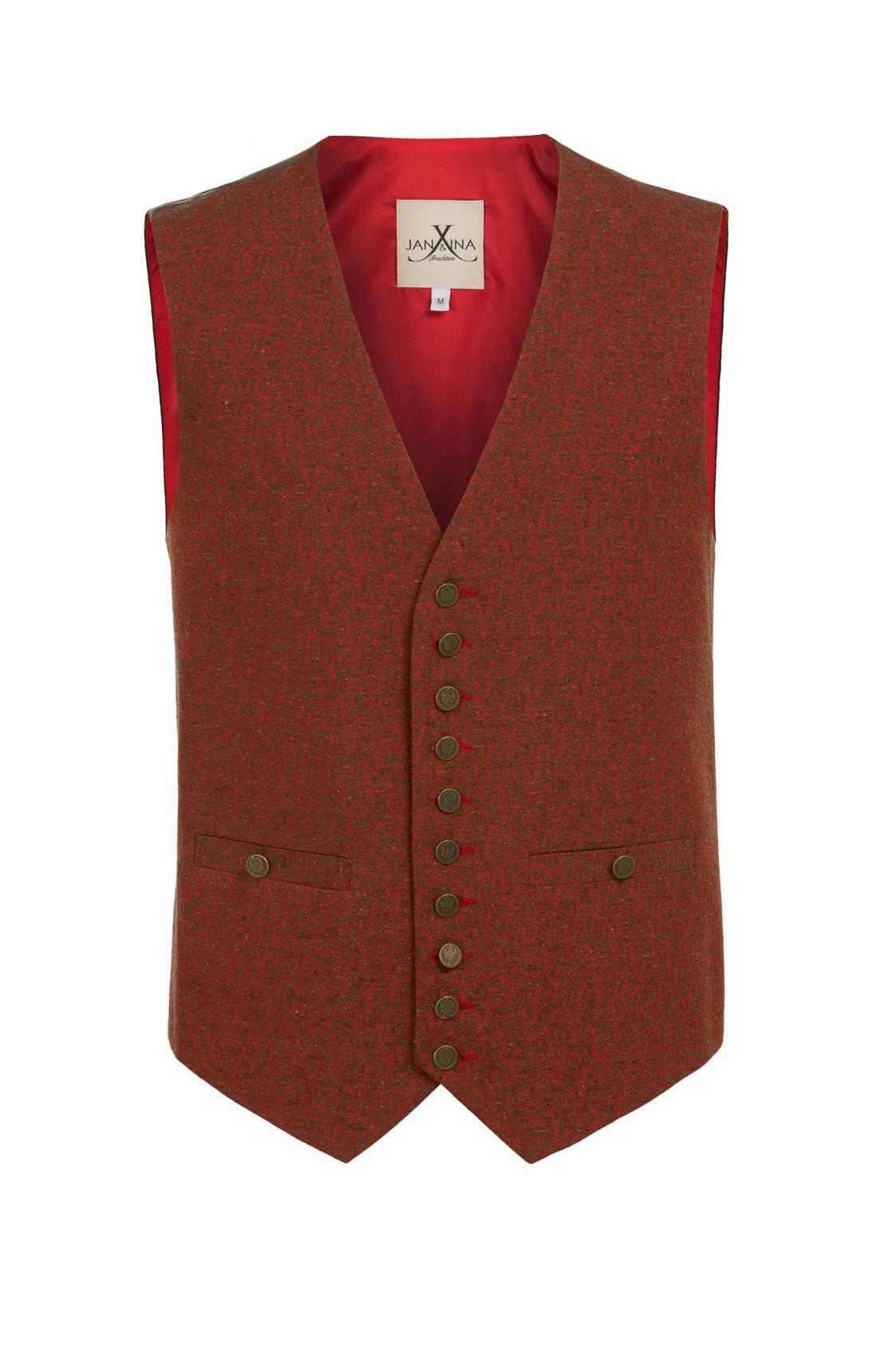TRACHTENWESTE VINTAGE ROT - JAN&INA Trachten