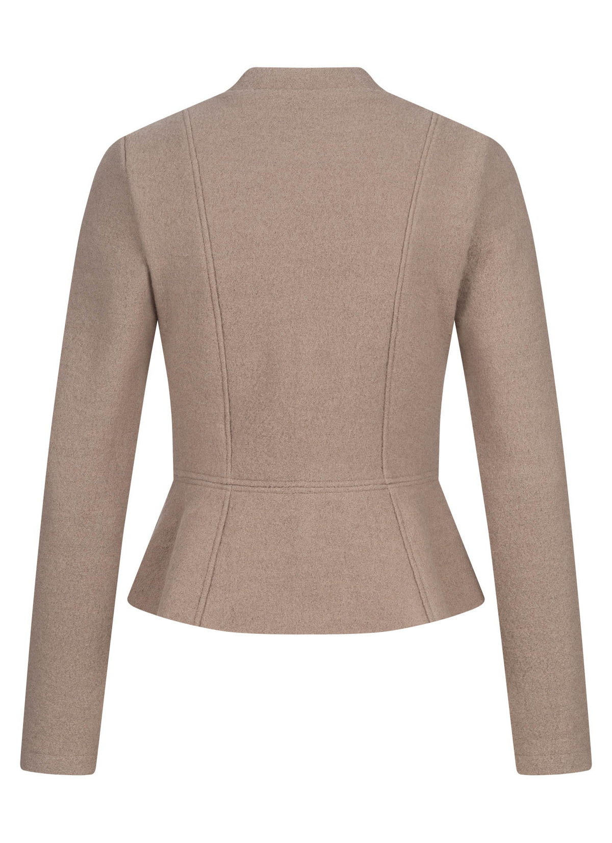 STEHKRAGEN BLAZER VINTAGE WALKLODEN TAUPE - JAN&INA Trachten
